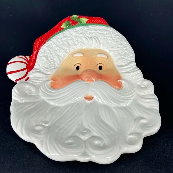 Fitz and Floyd Peppermint Santa - Picture 2 of 11